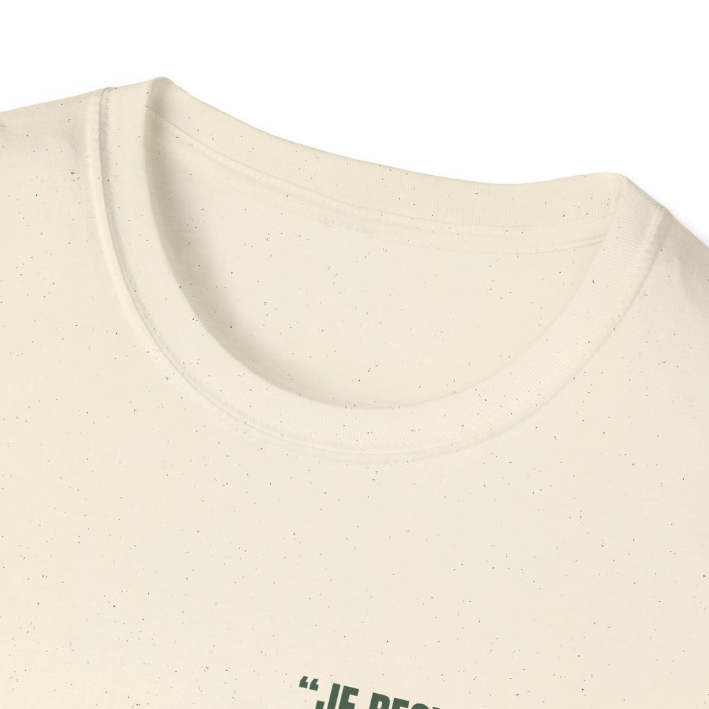 T-Shirt — "I recycle my mistakes" Graphic Tee with Recycling Camera Art