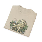 Sloth Eco T-Shirt — "Je sauve la planète demain" Cute Sustainable Vibe Tee