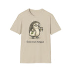 Eco Hedgehog T‑Shirt — "Écolo mais fatigué" Cute Eco-Friendly Graphic Tee