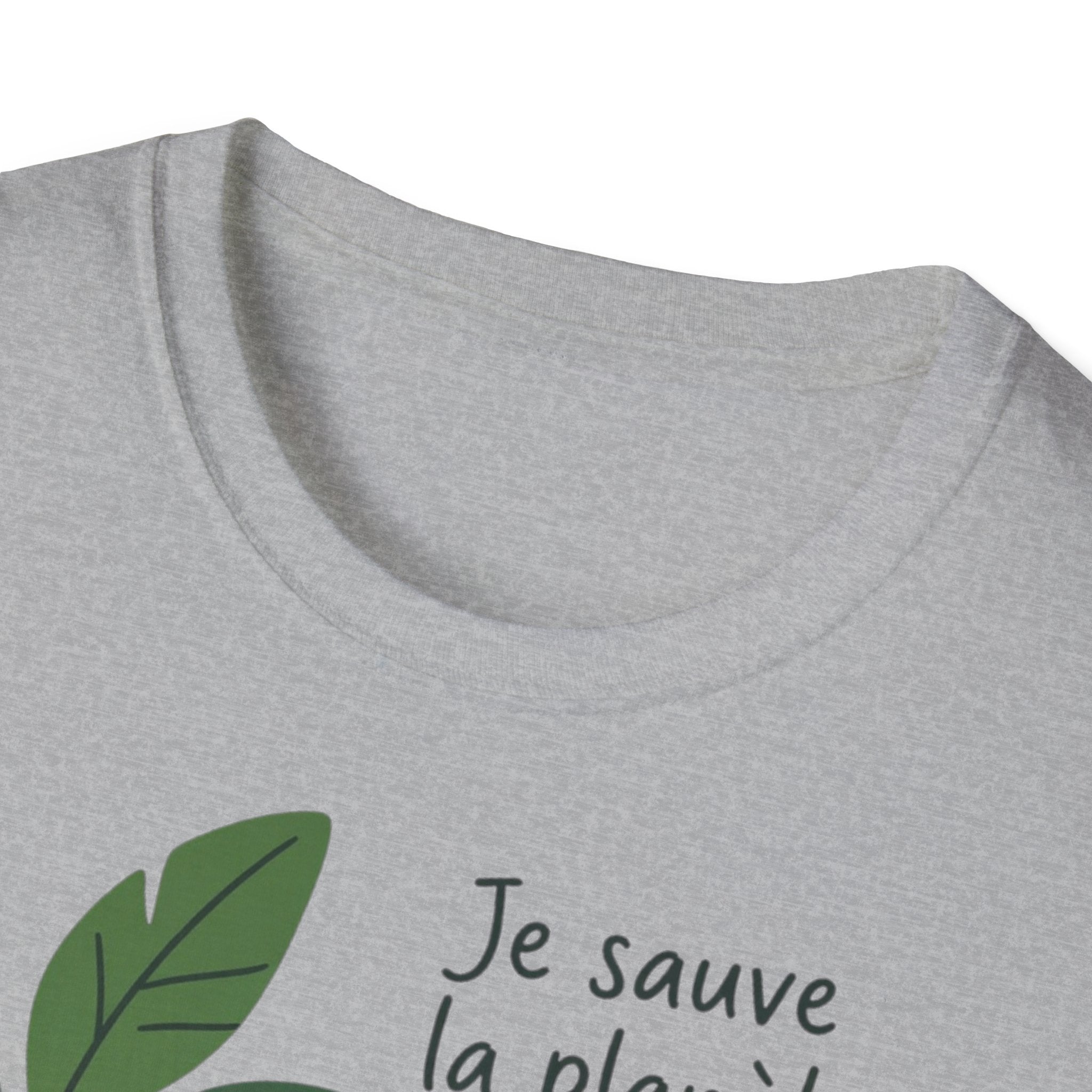T-Shirt — Je sauve la planète demain (Cute Eco Baby Relaxing with Plants)