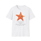 T-shirt graphique avec étoile de mer — Jolie étoile de mer orange