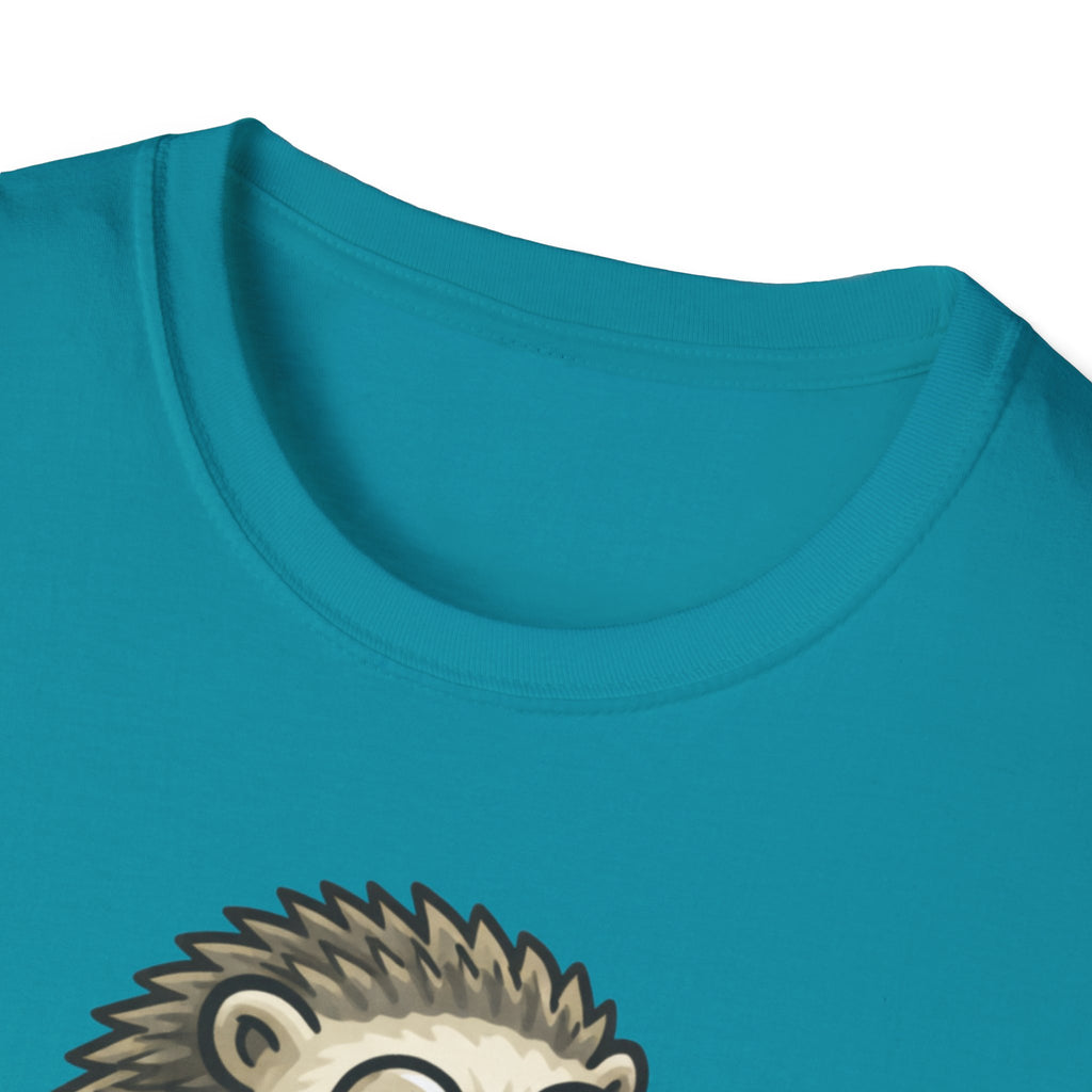 Eco Hedgehog T‑Shirt — "Écolo mais fatigué" Cute Eco-Friendly Graphic Tee