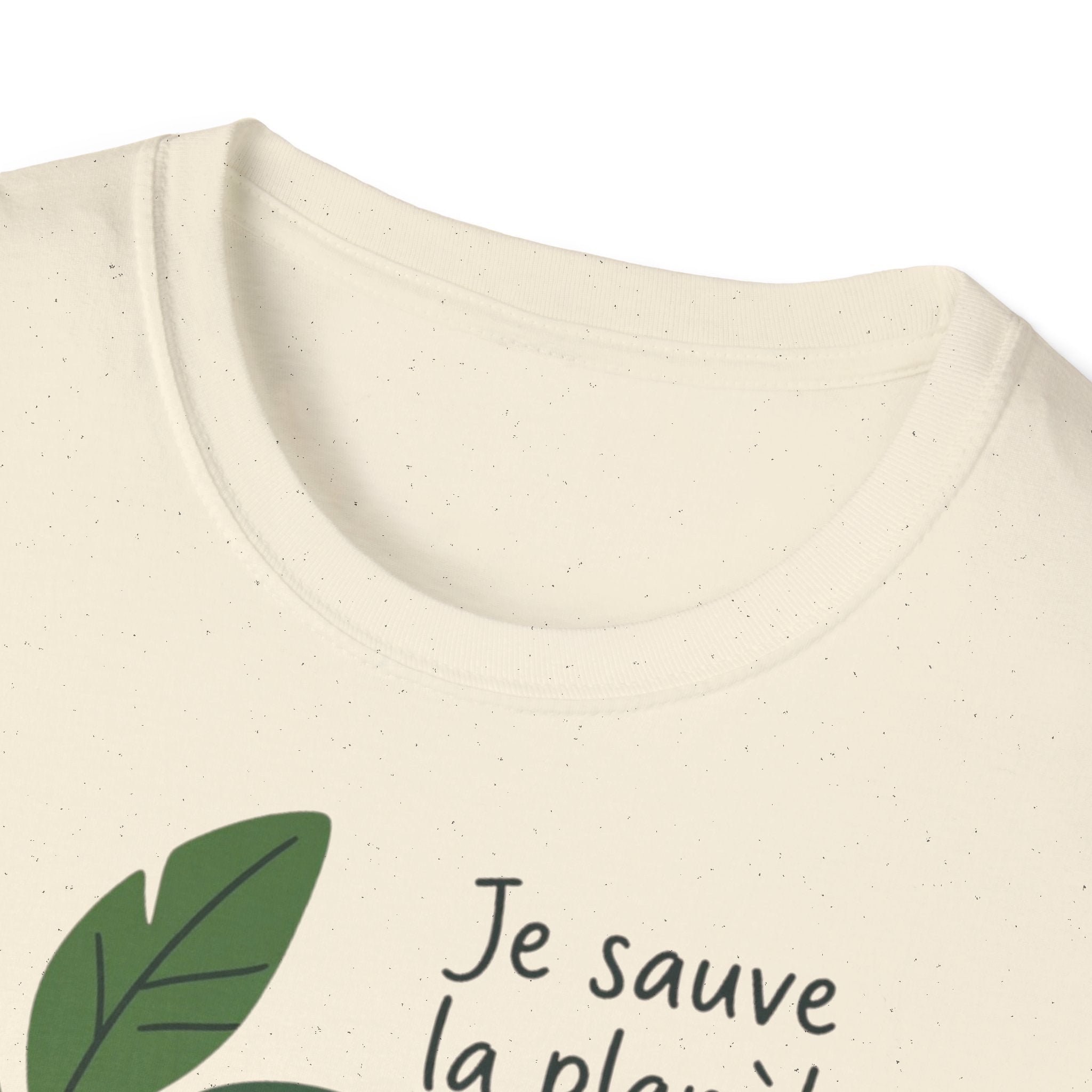 T-Shirt — Je sauve la planète demain (Cute Eco Baby Relaxing with Plants)