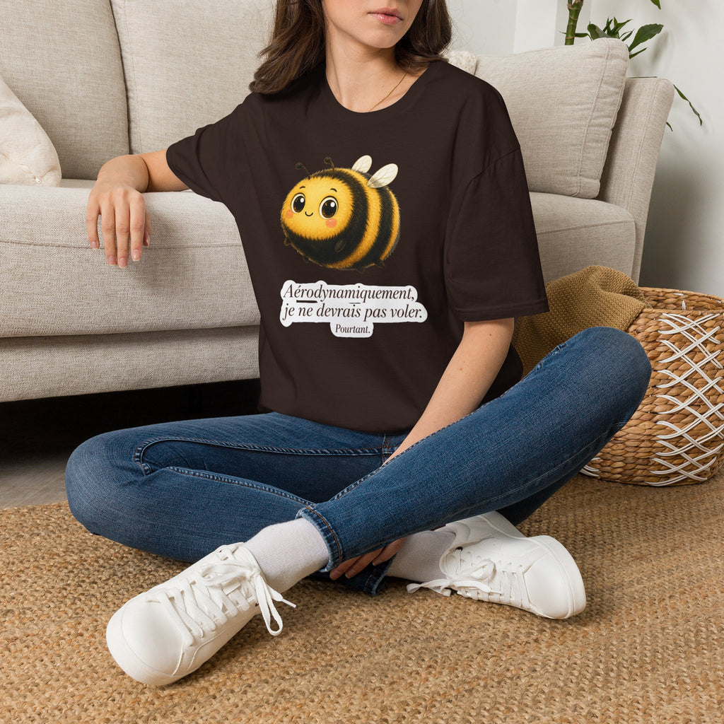 T-shirt Abeille mignonne — Adorable illustration de bourdon