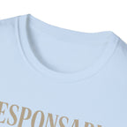 T-Shirt — "Responsable Malgré Moi" Funny French Graphic Tee