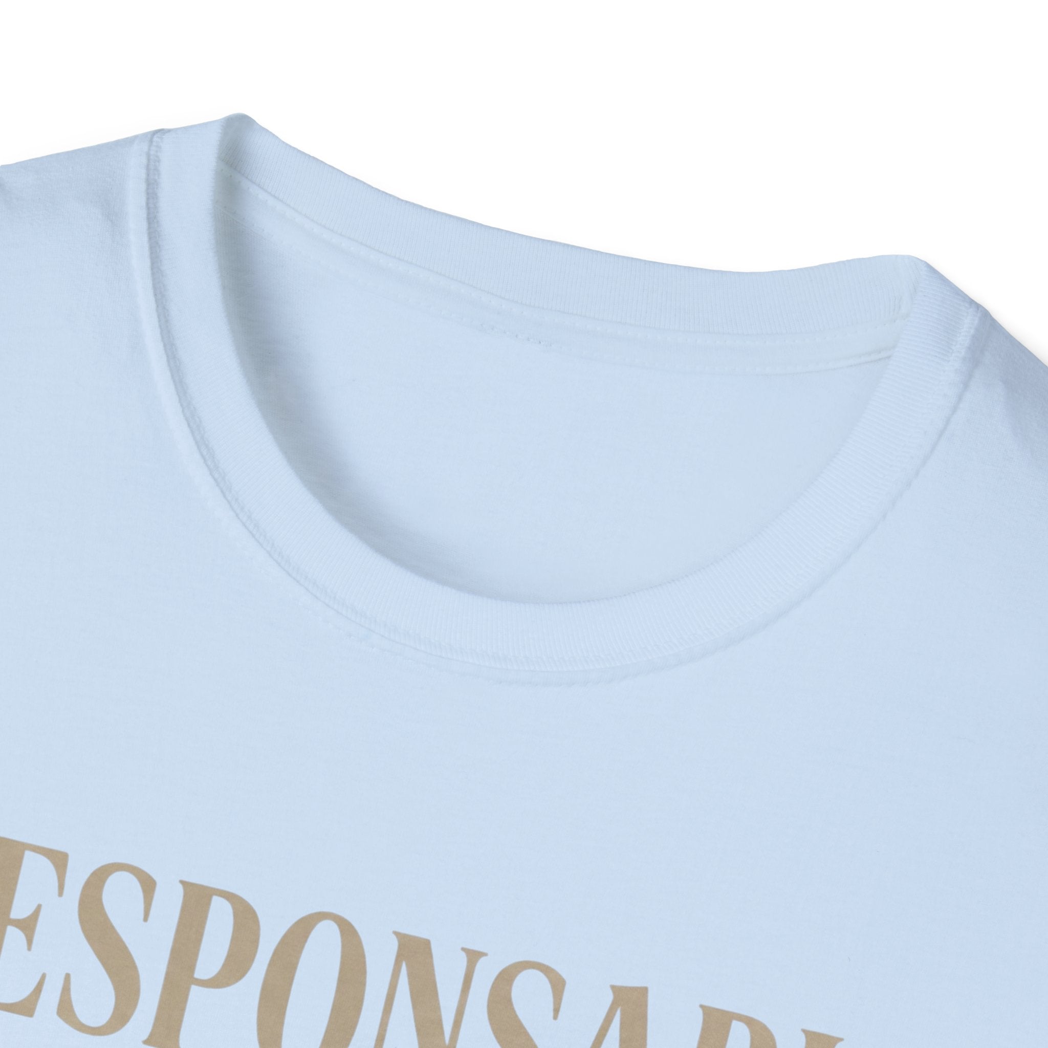 T-Shirt — "Responsable Malgré Moi" Funny French Graphic Tee