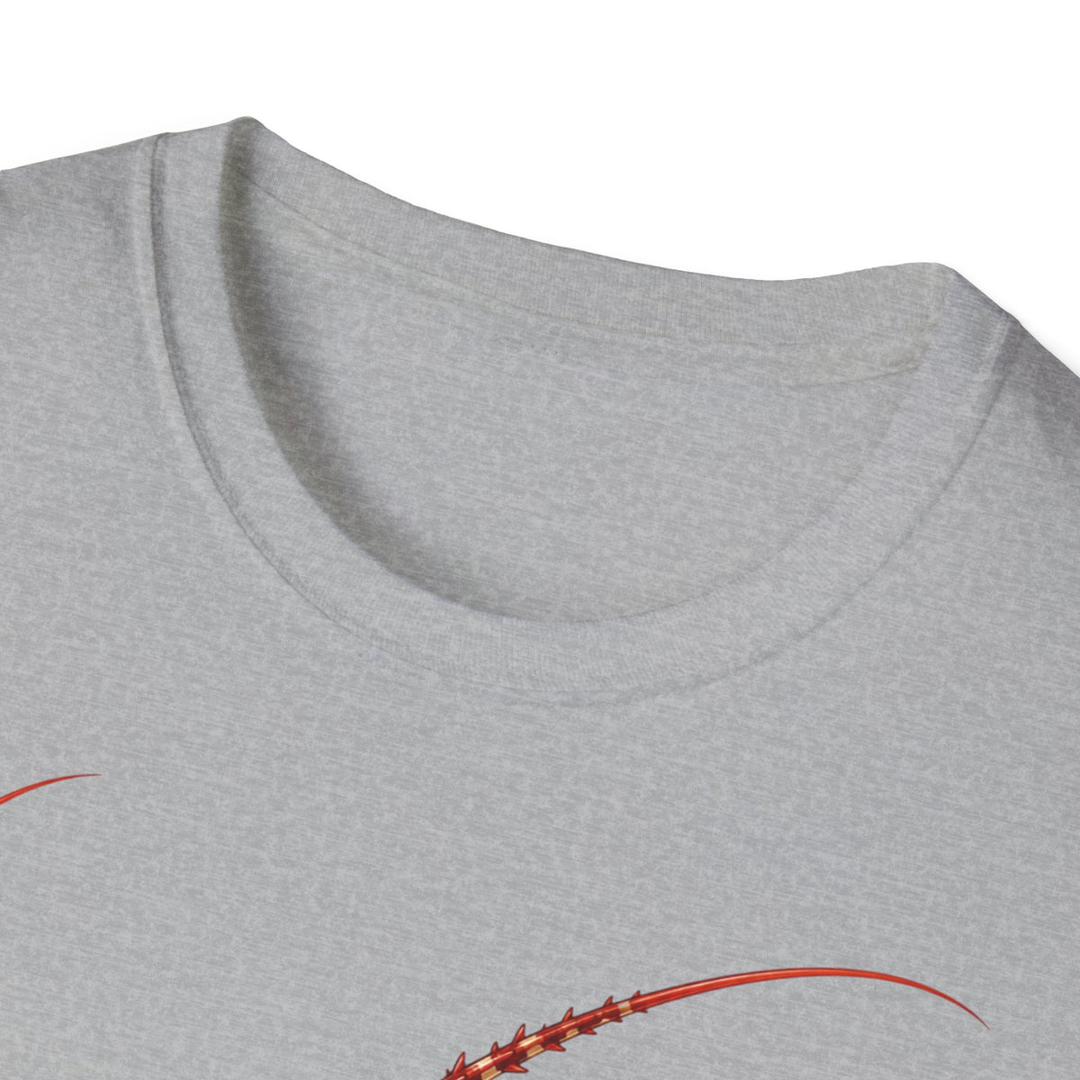 T-shirt illustré avec un homard — « Je n’ai pas peur »