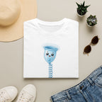T-shirt illustré avec coupe menstruelle — Adorable t-shirt kawaii sur le thème des règles (sans tabou)