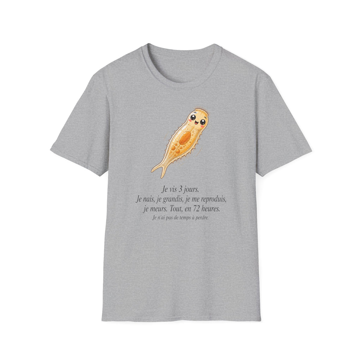 T-shirt — Adorable illustration de têtard (« Je suis 3 jours »)