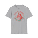 T-shirt Renard vintage avec écusson — « Renard urbain sauvage » — T-shirt rétro sur le thème de la faune sauvage