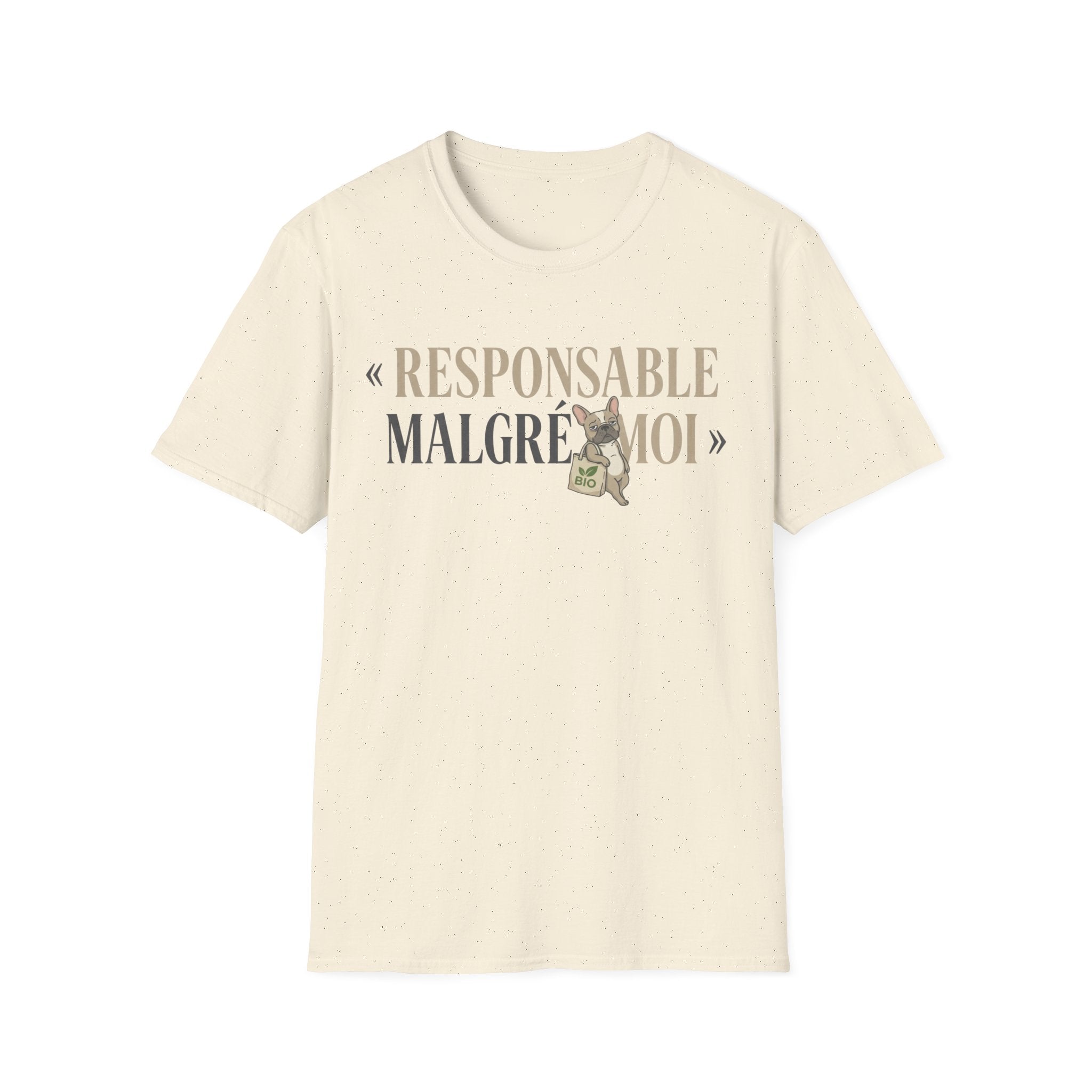 T-Shirt — "Responsable Malgré Moi" Funny French Graphic Tee