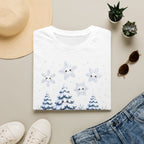 T-shirt Flocons de neige hivernaux — « Chaque flocon est unique » — T-shirt chaleureux pour les fêtes de fin d’année