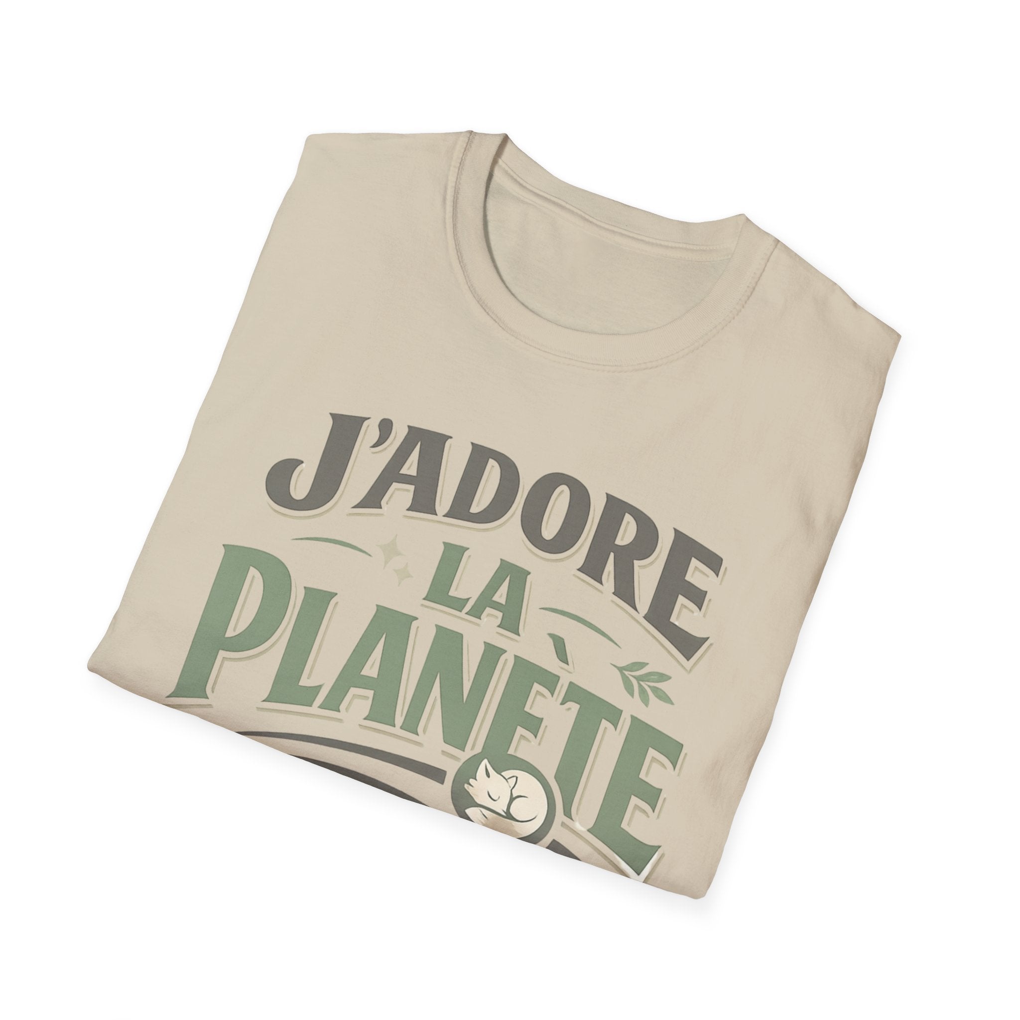 J'adore la Planète T-Shirt — French Eco-Friendly Love Tee