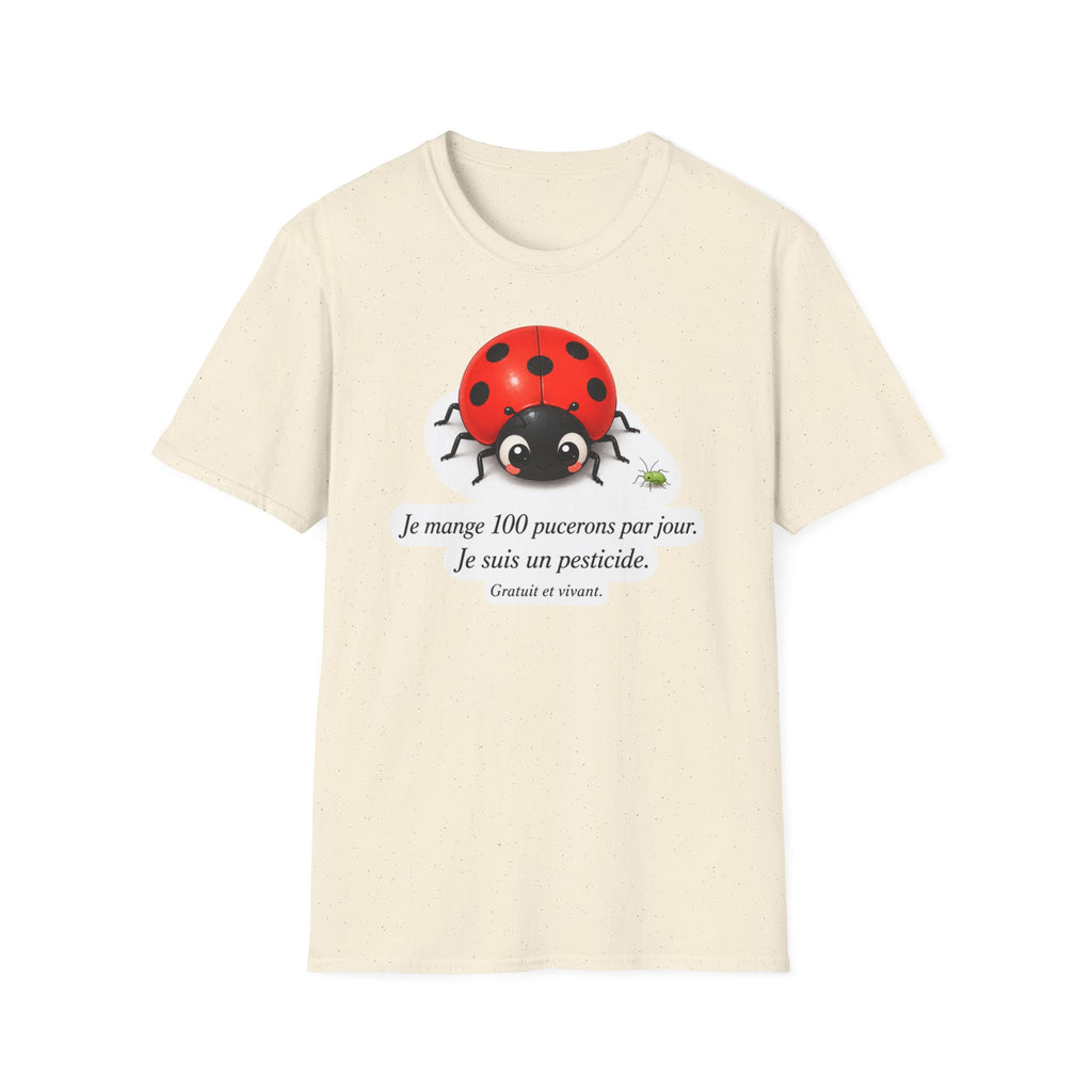 T-shirt Coccinelle — « Je mange 100 pucerons par jour »