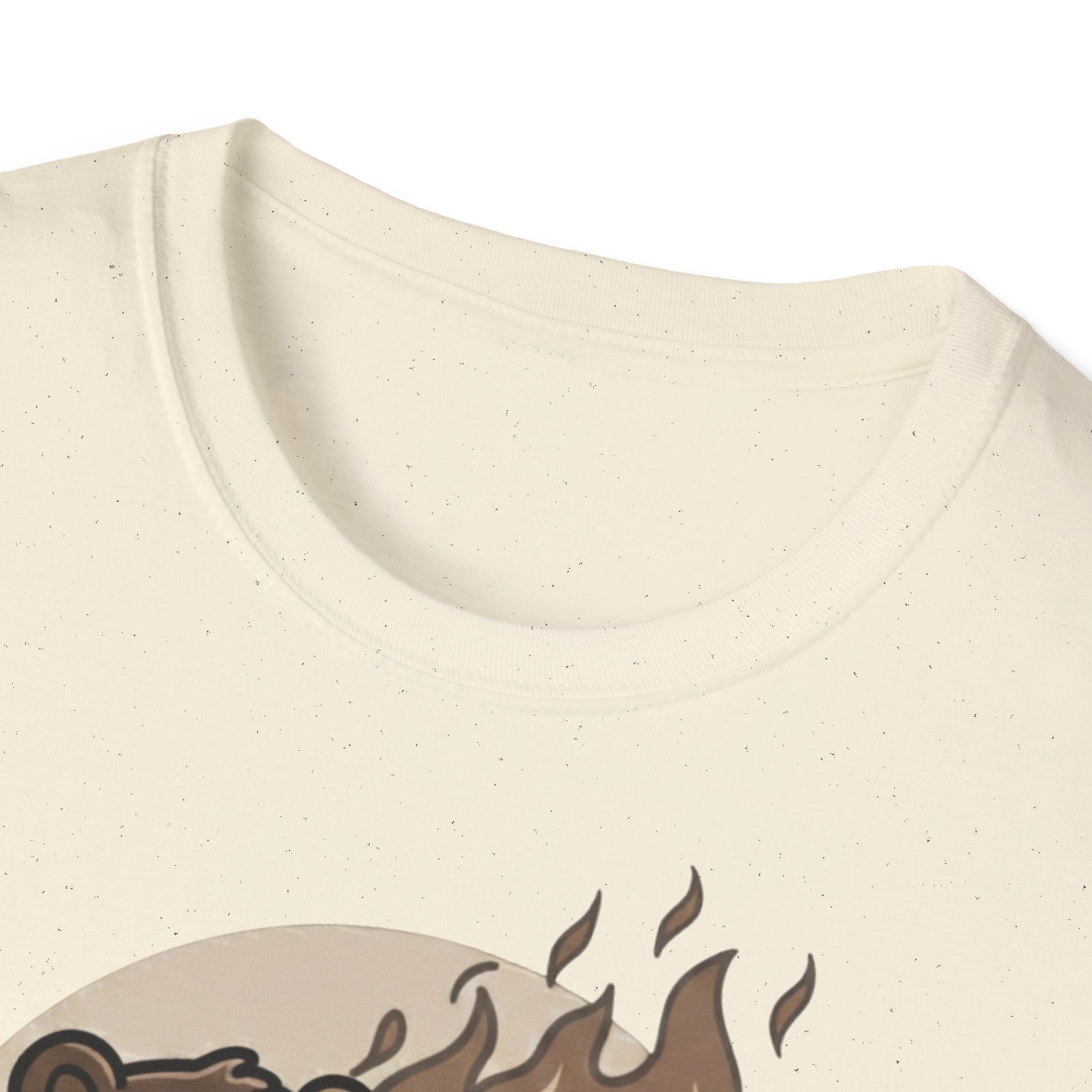 This Is Fine Bear T-Shirt — Funny Cozy Cartoon Tee