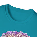 T-shirt illustré avec une seiche — « Je change de couleur en 200 millisecondes »