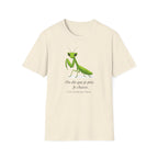 T-shirt Mante religieuse — Illustration d'une jolie mante religieuse verte