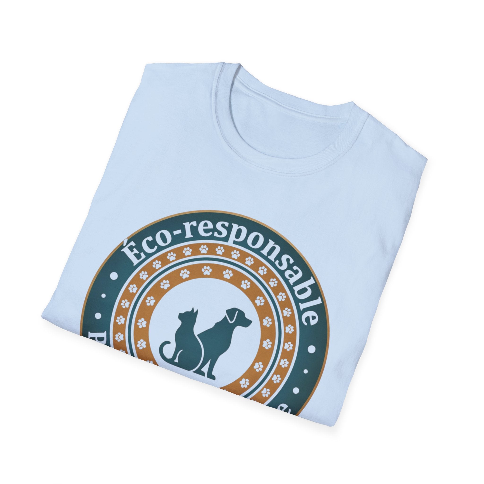 Eco-Responsible Pet T-Shirt — "Éco-responsable pour eux et la planète"