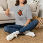 T-shirt illustré avec coccinelle