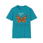 T-shirt illustré avec papillon