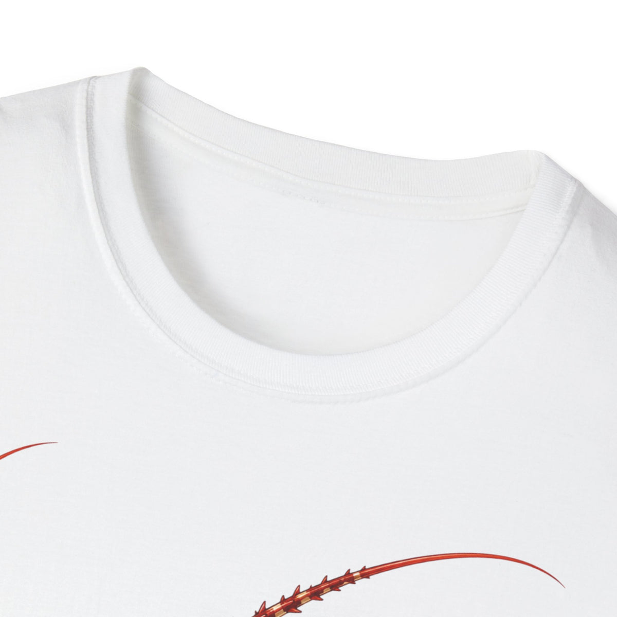 T-shirt illustré avec un homard — « Je n’ai pas peur »