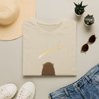 T-shirt Hérisson et étoile filante — Adorable illustration « Étoile émerveille »