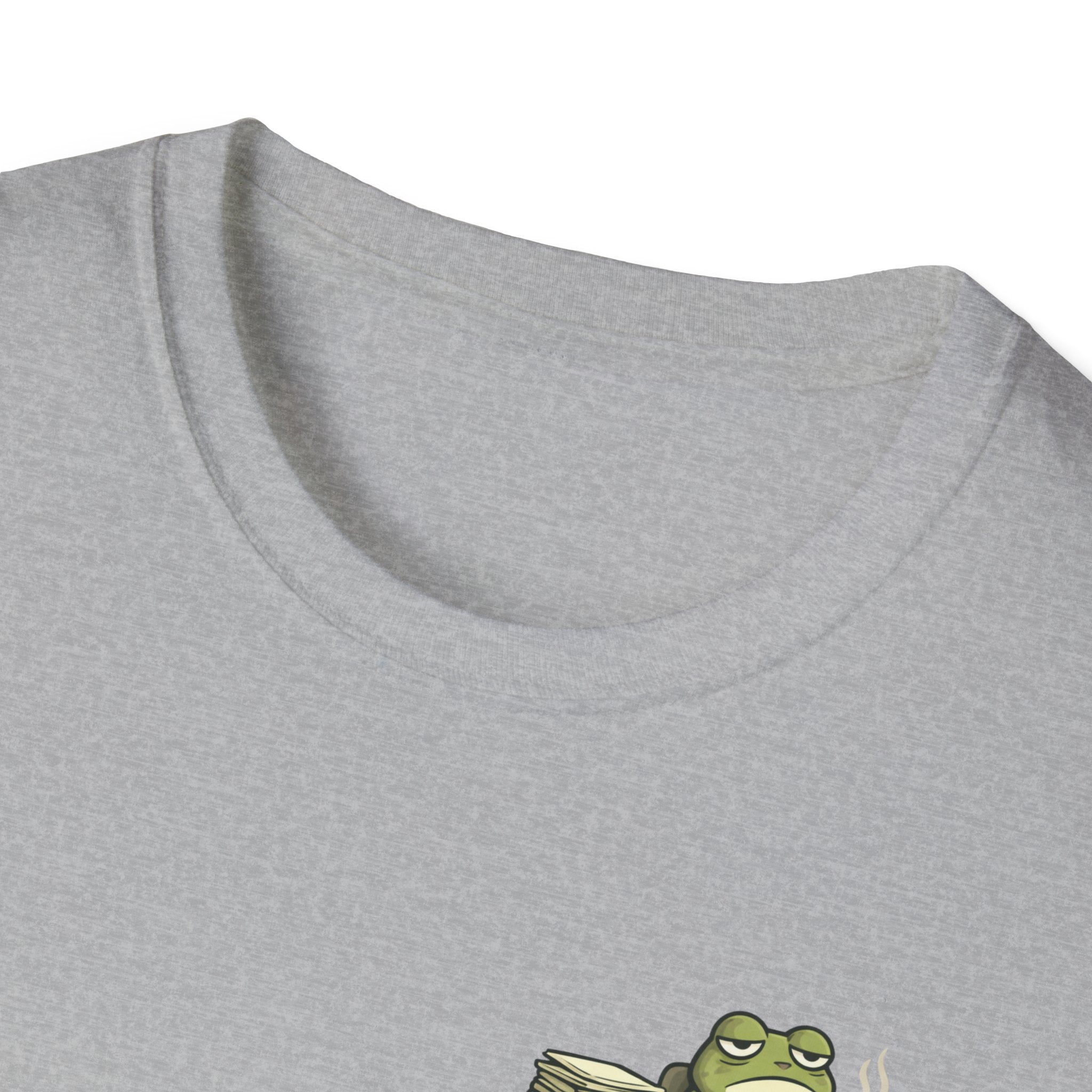 T-Shirt — Cute Frog at Desk "I'm Sorry, I'm Distracted" Graphic Tee