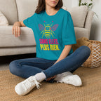 T-shirt graphique Abeille — « Sans elles, plus rien. » — T-shirt féministe en hommage aux pollinisatrices