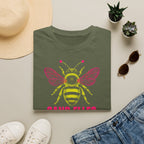 T-shirt graphique Abeille — « Sans elles, plus rien. » — T-shirt féministe en hommage aux pollinisatrices