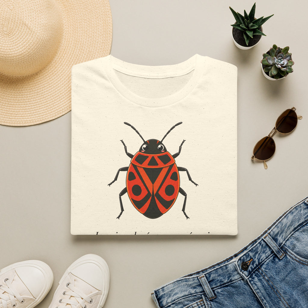 T-shirt illustré avec coccinelle