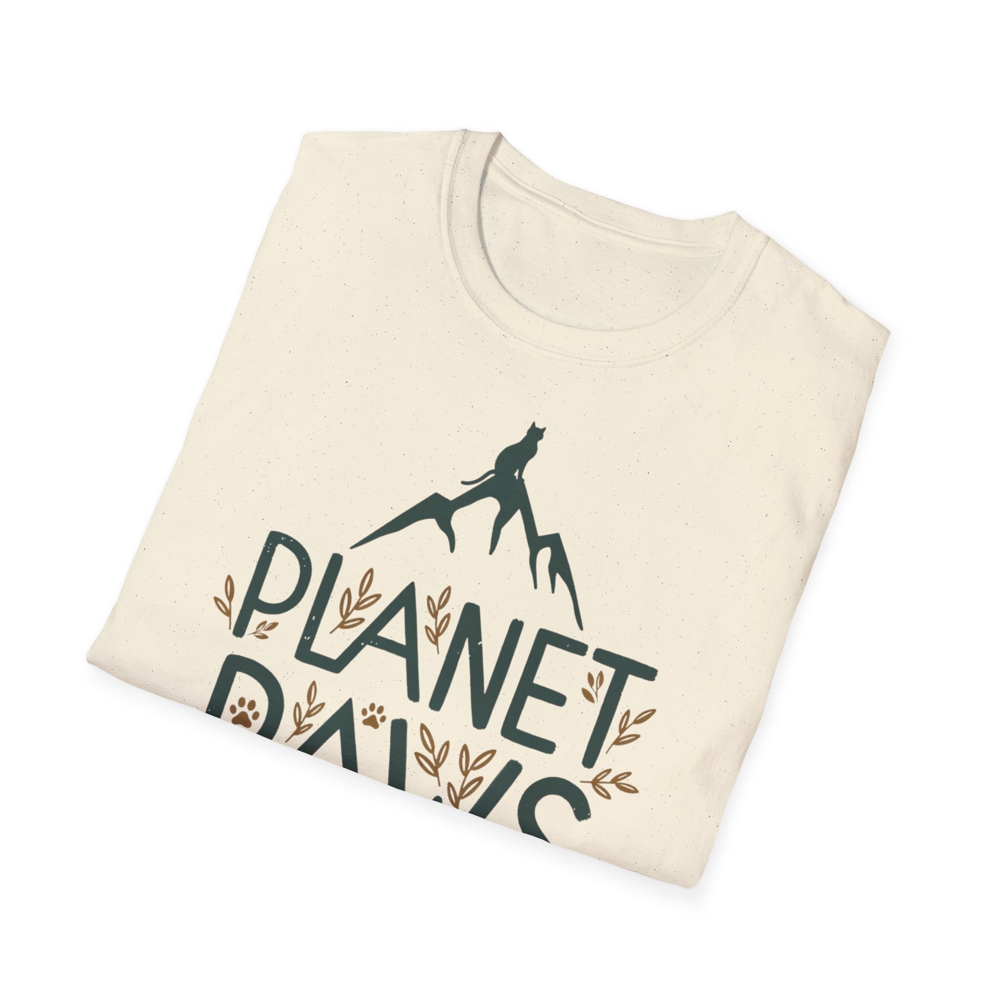 Planet Paws T-Shirt — "Planet Paws pour un monde meilleur" Eco & Pet Lover Tee