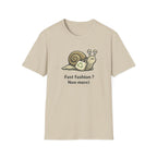 Eco Snail T-Shirt — "Fast fashion? Non merci" Sustainable Fashion Tee