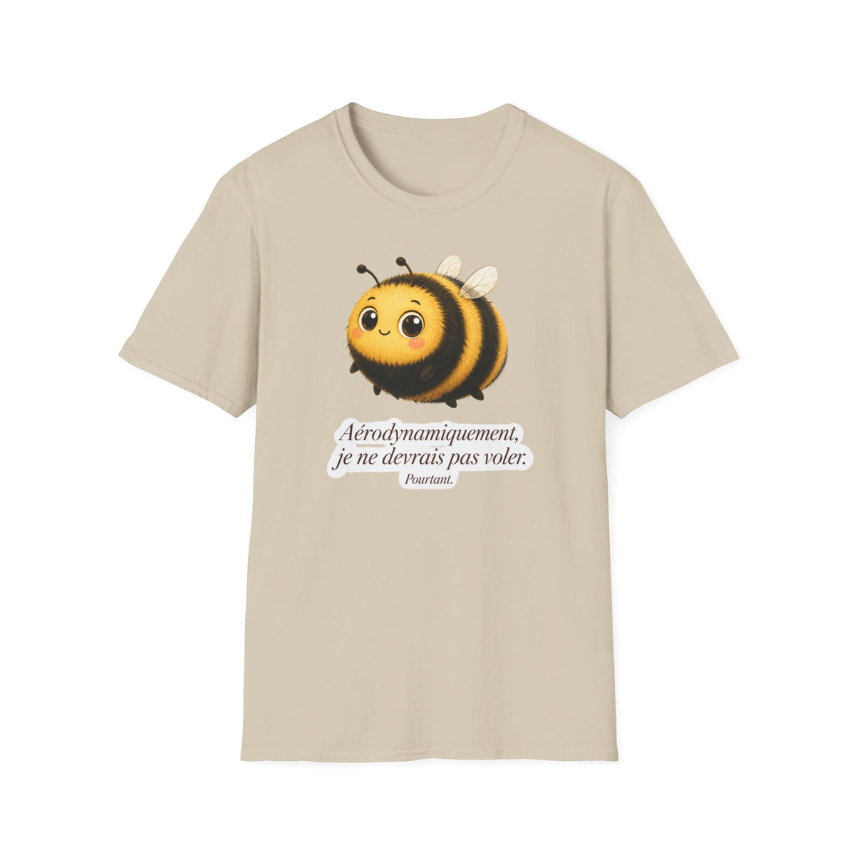 T-shirt Abeille mignonne — Adorable illustration de bourdon
