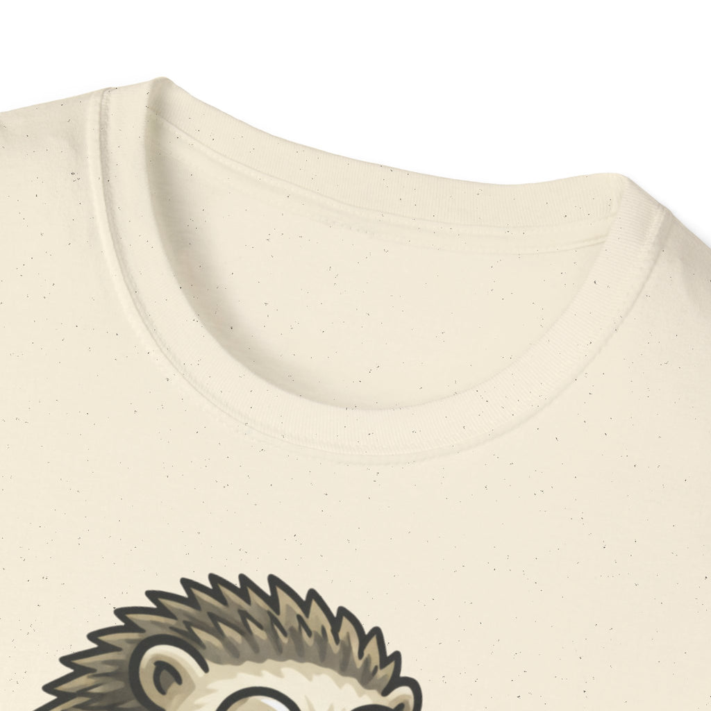Eco Hedgehog T‑Shirt — "Écolo mais fatigué" Cute Eco-Friendly Graphic Tee