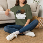 T-shirt — Scarabée bousier « Je recycle en 48 heures »
