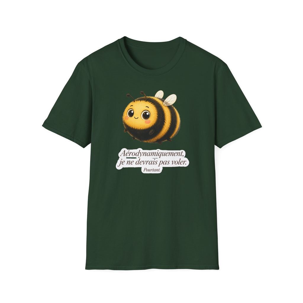 T-shirt Abeille mignonne — Adorable illustration de bourdon