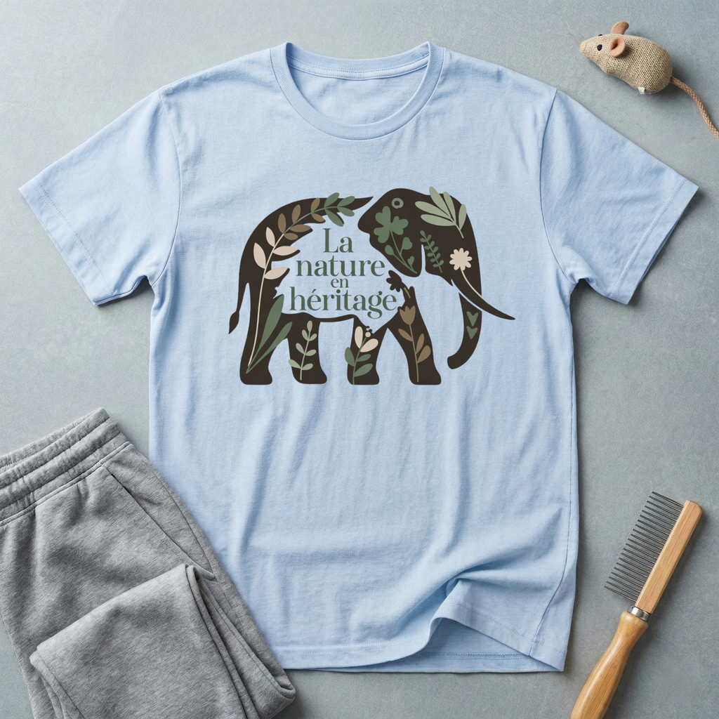 T-Shirt Éléphant "La Nature en Héritage"