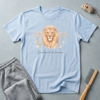T-shirt illustration Lion — T-shirt faune délicat «Gardien de la Savane».