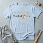 T-shirt graphique humoristique «Responsable malgré moi»