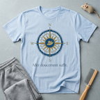 T-shirt Rose des vents — «Aller doucement suffit»