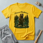 T-shirt forêt d’ours – T-shirt graphique «Force et Résilience»