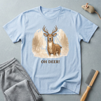 "Oh Deer!" Buck Graphic T-Shirt — Woodland Deer Nature Tee