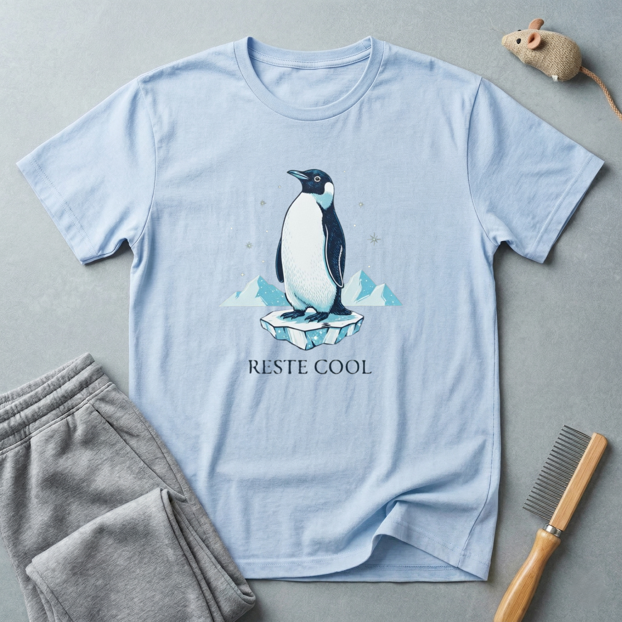 T-shirt Pingouin «Reste Cool»