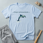 T-shirt illustration Dauphin «Jouer sérieusement»