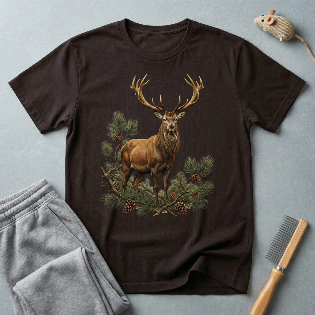 T-shirt graphique Cerf des bois