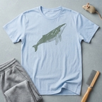 T-shirt Illustration botanique de baleine