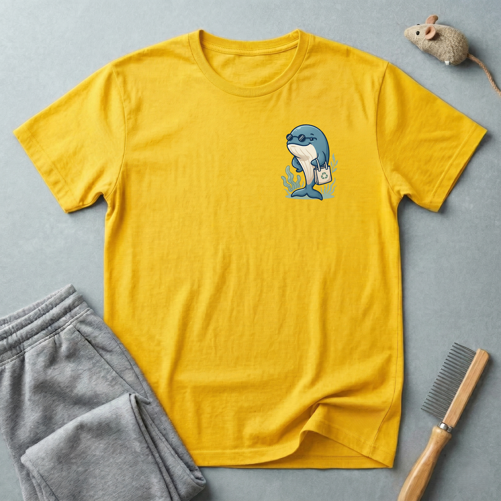T-shirt graphique Baleine avec sac écolo