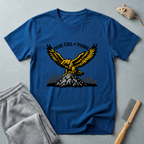 T-shirt aigle au-dessus des montagnes — T-shirt outdoor vintage «Entre Ciel et Pierre»