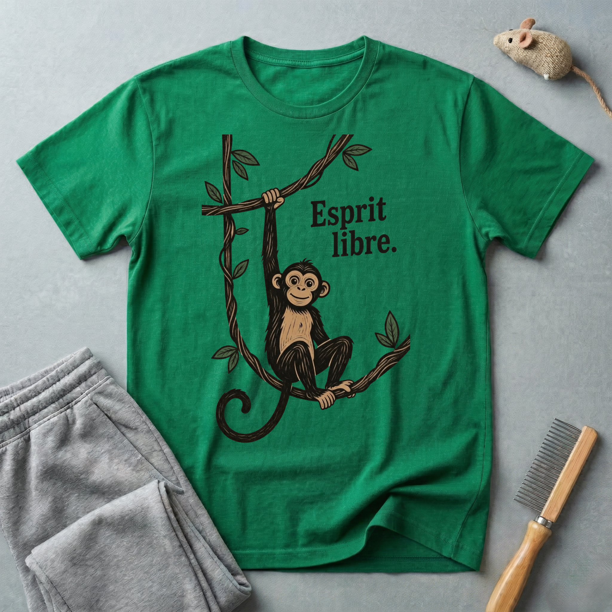 T-shirt Singe «Esprit Libre»