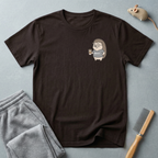 T-shirt «Hérisson café» — t-shirt graphique mignon pour amateur de café ☕🦔